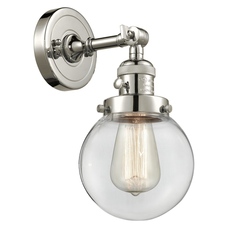 INNOVATIONS LIGHTING One Light Sconce With A High-Low-Off" Switch." 203SW-PN-G202-6